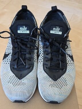 Nike Women’s Flyknit Running Shoes - Black and Sesame